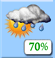 Chubascos y tormentas por la tarde