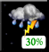 Tormentas elctricas aisladas