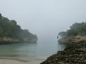 Niebla playa Cala Serena