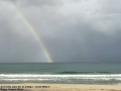 Arcoiris des de la platja de Cala Millor