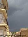 D'Ariany mirant a Son Serra, tormenta