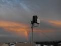 Arcoiris junto a la Estación Meteorológica de Portoocolom