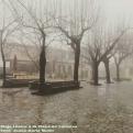 Pluja i boira a la Plaça de Cartoixa - Valldemossa